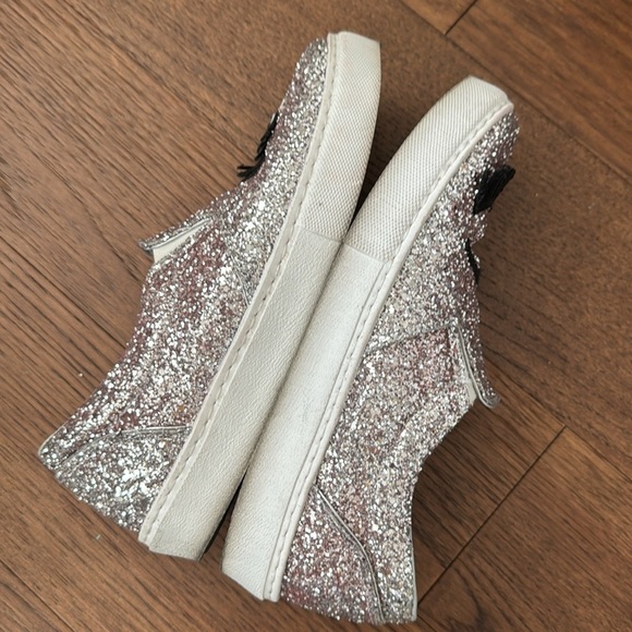 CHIARA FERRAGNI LASHES WINK MULTI GLITTER Slip on Shoes Sneakers Sz 8 EUR 39 - Picture 4 of 7